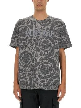 Versace | Versace Barocco Silhouette Crewneck T-Shirt