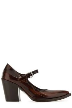 Prada | Prada Logo Detailed Buckled Pumps