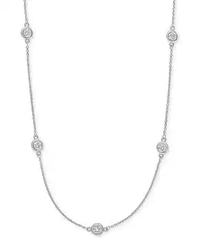 Effy | EFFY® Diamond Bezel 20" Statement Necklace (1 ct. t.w.) in 14k White, Yellow or Rose Gold