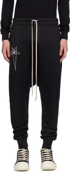 Rick Owens | Black Champion Edition Prisoner Drawstring Sweatpants