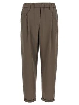 Brunello Cucinelli | Brunello Cucinelli High-Waisted Straight Leg Trousers