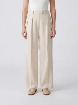 Brunello Cucinelli | Brunello Cucinelli Trousers in Viscose and Linen