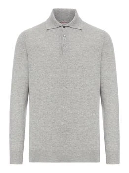 Brunello Cucinelli | Brunello Cucinelli Long Sleeved Knitted Polo Top
