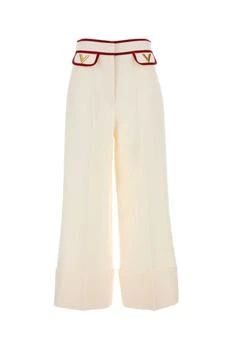 Valentino | Valentino Crepe Couture Wide Leg Pants