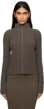 Rick Owens | Gray Porterville Headon DBL Lupetto Turtleneck