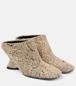 Dries Van Noten | Jacquard wedge mules