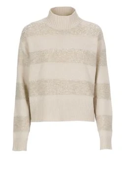 Brunello Cucinelli | Brunello Cucinelli Roll Neck Knitted Jumper