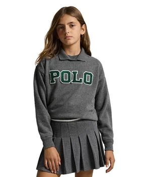 Girls
 Logo Fleece Polo Sweatshirt - Big Kid, Little Kid