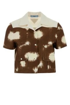 Prada | Prada Pattern-Printed Short-Sleeved Shirt