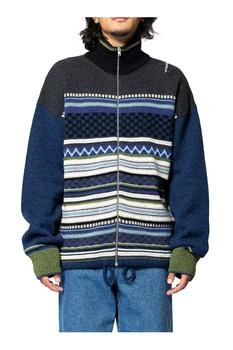 Marni | Marni High Neck Striped Cardigan