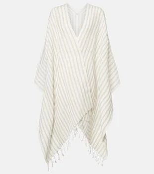 Brunello Cucinelli | Striped linen poncho