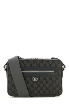 Gucci | Gucci All-Over Patterned Zip-Up Shoulder Bag