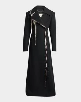 Dries Van Noten | Embellished Floor-Length Wool Coat