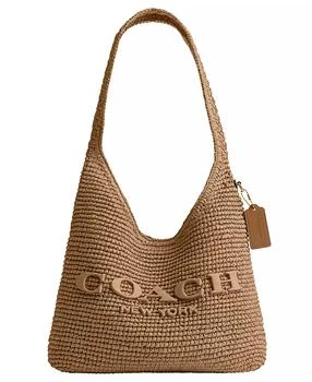 Brooklyn Medium Straw Shoulder Handbag 28
