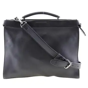 Fendi | Peekaboo Iconic Fit Bag Leather Leather Briefcase Bag (Pre-Owned)