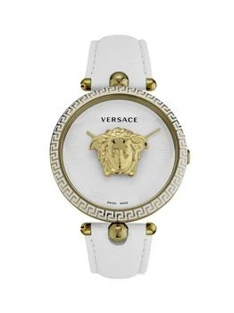 Versace | Palazzo Empire Goldtone Stainless Steel
Leather Watch