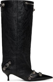 Balenciaga | Black Cagole Wide 50mm Boots