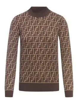 Fendi | Fendi Monogrammed Knitted Jumper