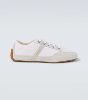 Givenchy | Slim suede-trimmed sneakers