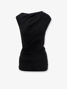 Brunello Cucinelli | Wool and stretch viscose top