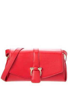 Salvatore Ferragamo | Ferragamo Front Flap Small Leather Shoulder Bag