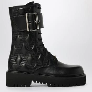 Valentino | Quiltie 67 combat boots black leather