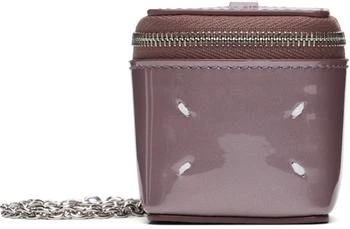 MAISON MARGIELA | Purple Mini Cube Chain Bag