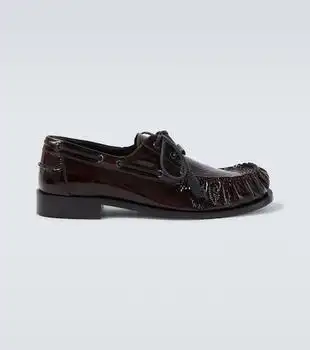 Dries Van Noten | Patent leather boat shoes