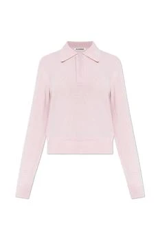 Jil Sander | Jil Sander Long Sleeve Polo Knitted Top