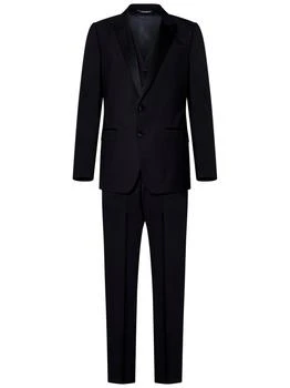 Dolce & Gabbana | Dolce & Gabbana Single-Breasted Three-Piece Tuxedo Suit