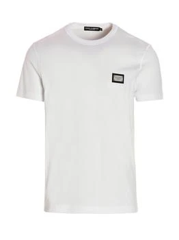 Dolce & Gabbana | Dolce & Gabbana Logo Plaque Short Sleeved T-Shirt
