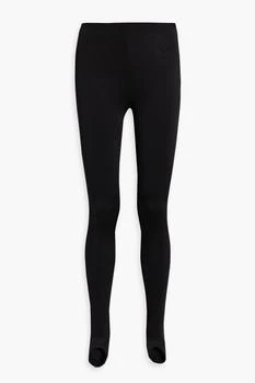 Stretch-jersey stirrup leggings
