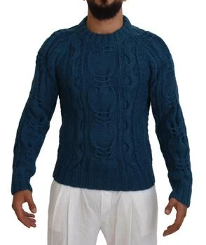 Dolce & Gabbana | Knitted Wool Alpaca Pullover Men's Sweater