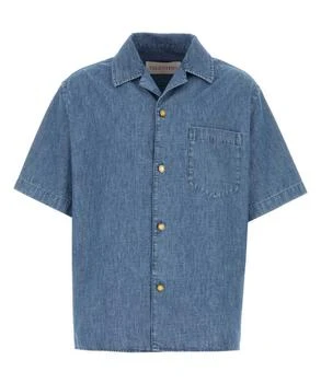 Valentino | Valentino Straight Hem Denim Bowling Shirt