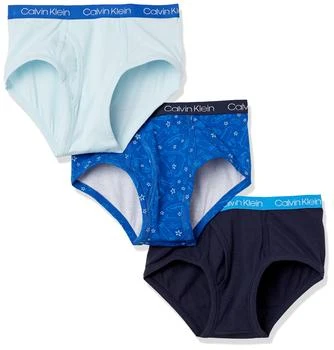 Calvin Klein Kids Boys' Modern Cotton Brief Underwear 3-Pack