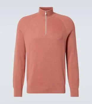 Brunello Cucinelli | Half-zip cotton sweater