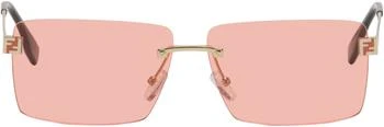 Fendi | Gold 'Fendi' Sky Sunglasses