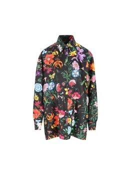 Gucci | Gucci Printed Long-Sleeve Twill Shirt
