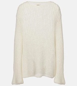 Khaite | Elowen open-knit cotton-blend sweater