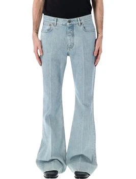 Valentino | Valentino Logo Patch Flared Jeans