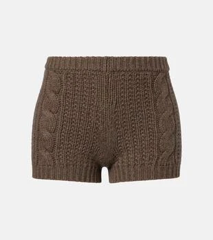 Magda Butrym | Cable-knit cashmere shorts