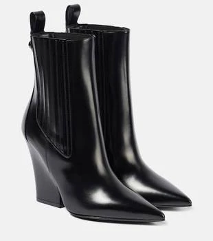 Valentino | VLogo Lockette leather ankle boots