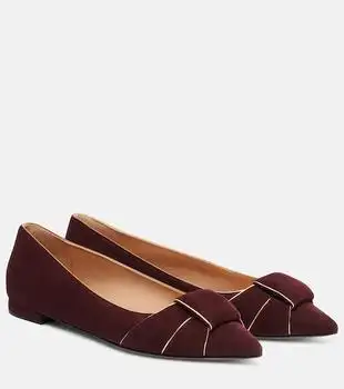Gianvito Rossi | Suede ballet flats