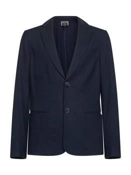 GIORGIO ARMANI ICON | GIORGIO ARMANI ICON | Blue cashmere jersey Icon single-breasted jacket | Man | 48