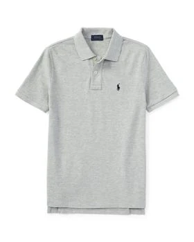 Boy's Short-Sleeve Logo Embroidery Polo Shirt, Size 2-7