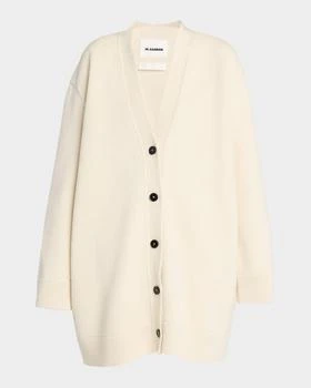 Jil Sander | Oversized V-Neck Cardigan