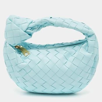 Bottega Veneta | Bottega Veneta Light Blue Intrecciato Leather Mini Jodie Hobo