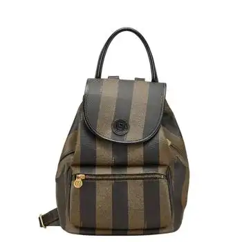 Fendi | Pequin  Pvc Leather Backpack (Pre-Owned)