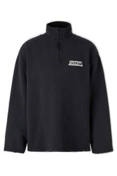 Balenciaga | Balenciaga High-Neck Half-Zipped Sweatshirt