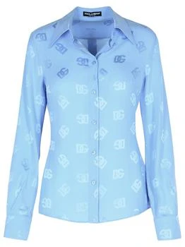 Dolce & Gabbana | Dolce & Gabbana Monogram-Jacquard Long-Sleeved Shirt